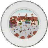 Villeroy & Boch Design Naif Tallrik Village 27 Cm - Ruokalautaset Posliini Valkoinen - 1023372625