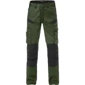 Fristads Housut 2555 STFP, armeijanvihreä/musta, D108