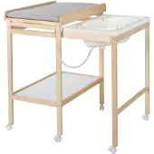 Roba Baby Bath And Changing Unit - White - 83X 56X 100CM