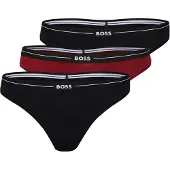 BOSS 3P Thong - Black - XS