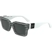 Karl Lagerfeld Aurinkolasit - - KL6182S - Musta raidallinen - Akryyli - Neliö / Unisex