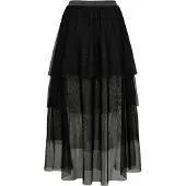 Numph Nuea Layer Skirt - Black - 38