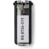 Durable KEY CLIP, Musta, 25 mm, 68 mm, 6 kpl (195701)