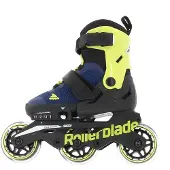 Rollerblade Rullaluistimet - Microblade 3WD - Blue/Lime - Sisään - - 28/32 - Rullaluistimet