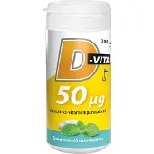 Vitabalans D-Vita 50 µg Spearmint