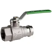 Pettinaroli Heavyduty fullway ball valve with press fittings ends press