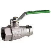 Pettinaroli Heavyduty fullway ball valve with press fittings ends press