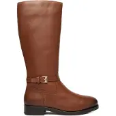 Tommy Hilfiger Th Buckle Riding Lthr Long Boot - Brown - 37