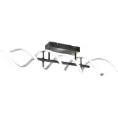 TRIO Sequence LED kattovalaisin 41W 2300+3000+4000K 90cm harjattu alumiini/mattamusta