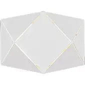 TRIO Lighting Led seinävalaisin Zandor, Valkoinen/opaali, Olohuone/ruokailutila, Metalli, Moderni