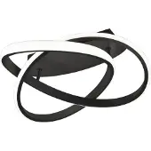 TRIO Course LED kattovalaisin 45cm 18W 3000K mattamusta