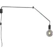 TRIO Lighting Seinävalaisin Line, Musta, Olohuone/ruokailutila, Metalli, Moderni