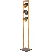 TRIO Bell lattiavalaisin 3xE14 150cm antiikkiteräs