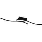 TRIO Route LED kattovalaisin 2x5W 4000K 56cm mattamusta