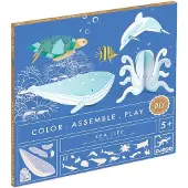 Djeco Color-assemble-play - Merieläimet