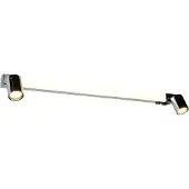 TRIO Enrico H2O LED + 2xGU10 seinävalaisin 90cm 9W 2300+3000+4000K kromi