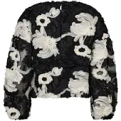 Co'Couture Pusero 'Fleur' musta / valkoinen