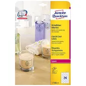 Avery Crystal clear labels (-20oC to +80oC)