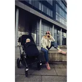 Najell footmuff lämpöpussi Matte Black
