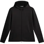 J.Lindeberg Aerial Full Zip Hood Black - M
