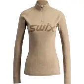 Swix Women's RaceX Merino Half Zip Dune Kerrasto yläosat L