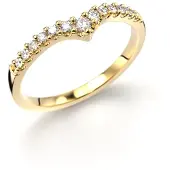 Festive Juliette Side 0.15ct timanttisormus 14-731-015-KK-LABGVS1