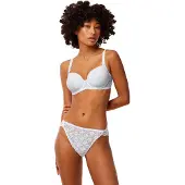 Triumph Amourette Highleg Tai - White - 42