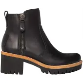 Panama jack Pauline Block Heel Zipper -nahkanilkkurit