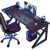 Hobby Hall Nuorten tietokonepöytä, musta