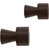 OYOY Pin koukku, 2-pakkaus Ruskea