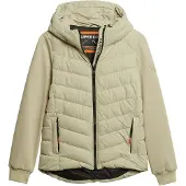 Superdry Hood Storm Hybrid Padded Jkt - Beige - 8