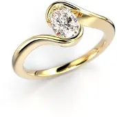 Festive Auréa 0.50 ct timanttisormus 18-734-050-KK-HSI1