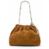 Ba&sh for woman. 2H25MJTS June brown leather handbag (OSFA), Casual