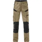 Fristads Housut 2555 STFP, khaki/musta, D88