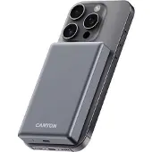 Canyon Ulkoakku - puhelimen power bank OnPower 510 ohut Magsafe 10 000 mAh PD20W Grafiitti