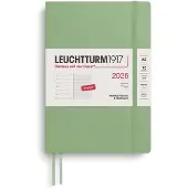 Adlibris Kalenteri Weekly Planner &amp; Notebook 2026 A5 Soft Cover Sage