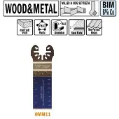 Cmt Upotussahanterä OMM11-X50 Wood and Metal; 28 mm; 50 kpl.