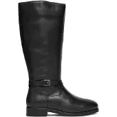 Tommy Hilfiger Th Buckle Riding Lthr Long Boot - Black - 37