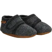 En fant Baby Wool Slippers - Grey - 25-26