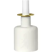 Solstickan - Kynttilänjalka 10x7 cm Valkoinen