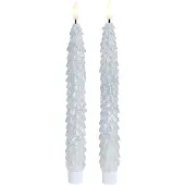 Lene Bjerre - Livia Kruunukynttilä LED 25 cm Hopea