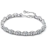 Pandora Timeless hopeinen rusetti rannekoru 594262C01-18