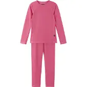 Reima Lani Thermal Base Layer Set Soft Coral Soft coral-130 cm Vaaleanpunainen 130 cm Pojat, Tytöt