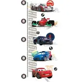 RoomMates Wallstickers - Cars 2 - Growth Chart - Multi/patterned - ONE SIZE