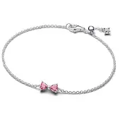 Pandora Timeless hopeinen rusettiketjurannekoru 594234C01-16