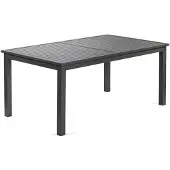 Sonstiges Taittopöytä Squareflex Alu by , musta
