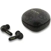 GUESS 4G Script Logo ENC True Wireless kuulokkeet - Musta
