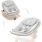 Hauck Eco 3-in-1 Sitteri Syöttötuoliin, Light Grey
