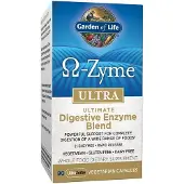 Garden of life , O-Zyme Ultra, Ultimate Digestiivinen Enzyme Blend, 90 UltraZorbe Vegetaari Kapseli