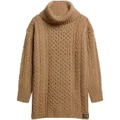 Superdry Cable Pitkähihainen Midi-mekko